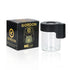 Gordon Light-Up Led Storage Jar, Air Tight & Magnifying View Jar, Black Jar Lid, Rechargeable Glass Jar Container 155 ml